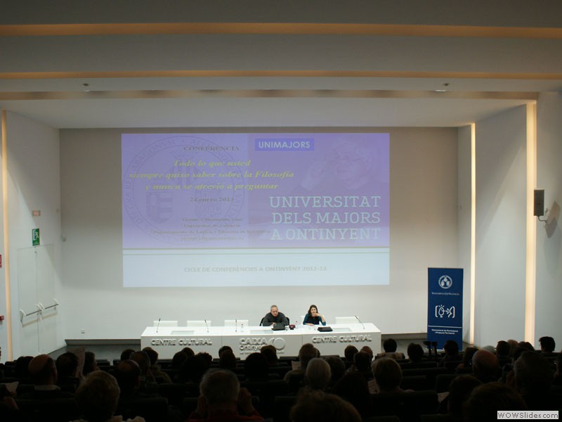 Conferència Vicente Claramonte 24/01/2013