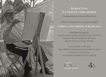 Cartel con Ramón Gaya