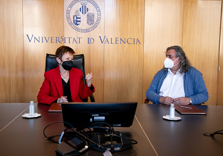 Renovación del convenio de colaboración entre la Universitat y la Fundación Luís Amigó