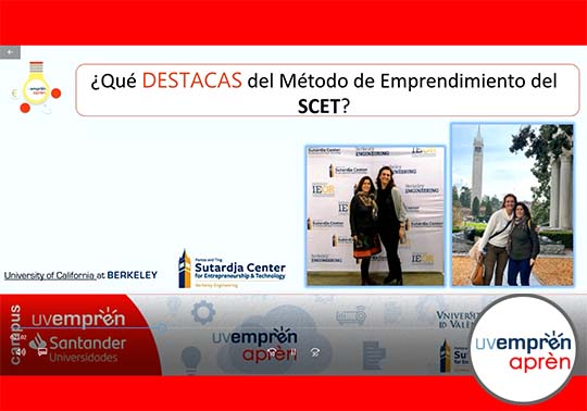 Foto presentación Webinar profesoras edición 2019