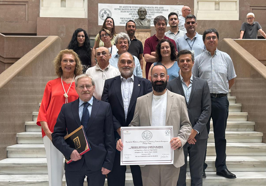 Gerard Duart, doctor en Biotecnología, galardonado con la Medalla García-Blanco de investigación