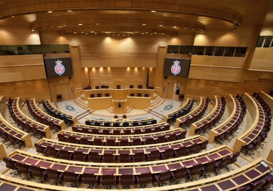 Hemiciclo del Senado.