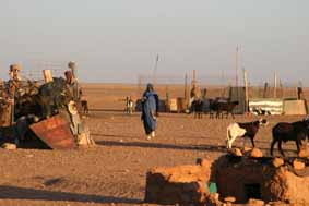 Una imagen de los campamentos de Tindouf, en el Sahara