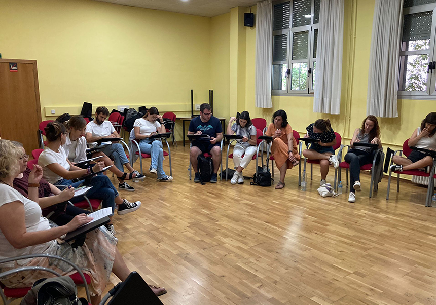 Assitents a un dels tallers
