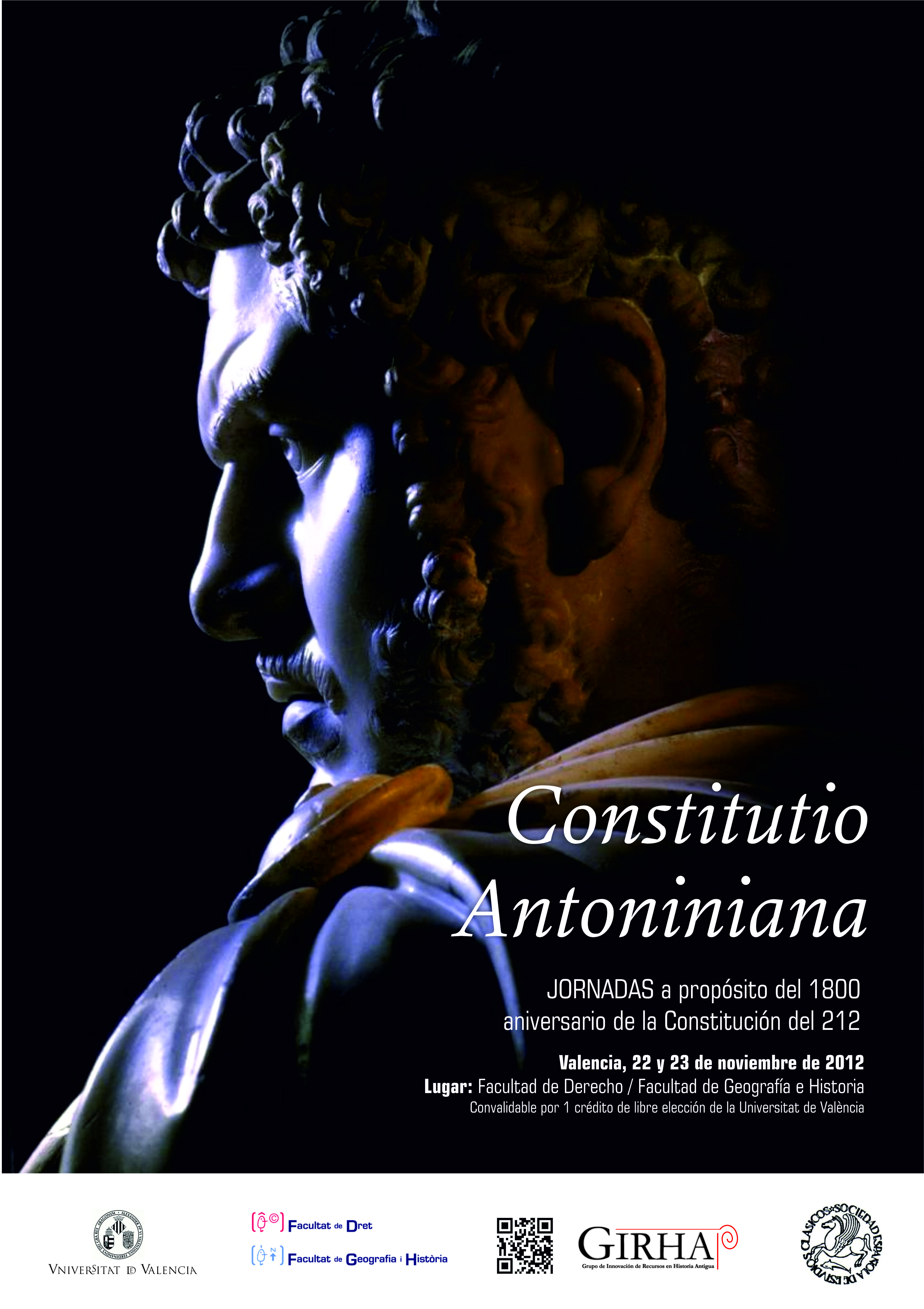 Constitutio Antoniniana. Jornadas a propósito del 1800 aniversario de la Constitución del 212