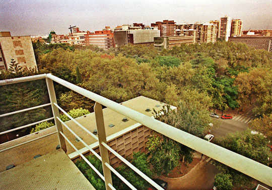 Vista del campus de Blasco Ibáñez.