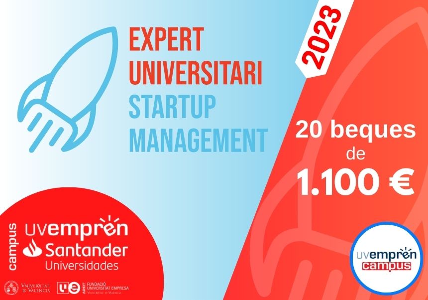 event image:Scholarships for the UV Master in Expertise on  Startup Management