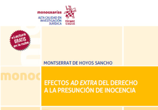 Efectos ad extra del derecho a la presunción de inocencia