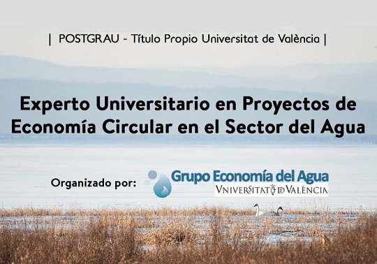 Curso de experto universitario en proyectos de Economía Circular en el sector del agua