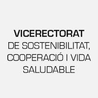 logo Vicerectorat de Sostenibilitat, Cooperació i Vida Saludable de la Universitat de València