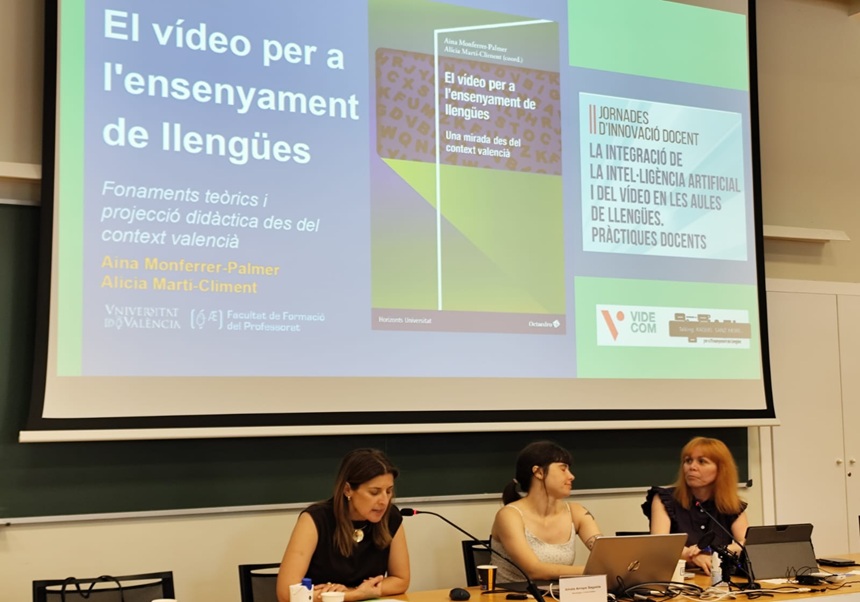El projecte VIDECOM presenta una comunicació sobre els fonaments del vídeo en l'ensenyament de llengües