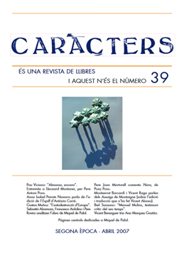  Caràcters 39
