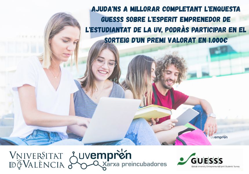 Dos estudiantes rient-se