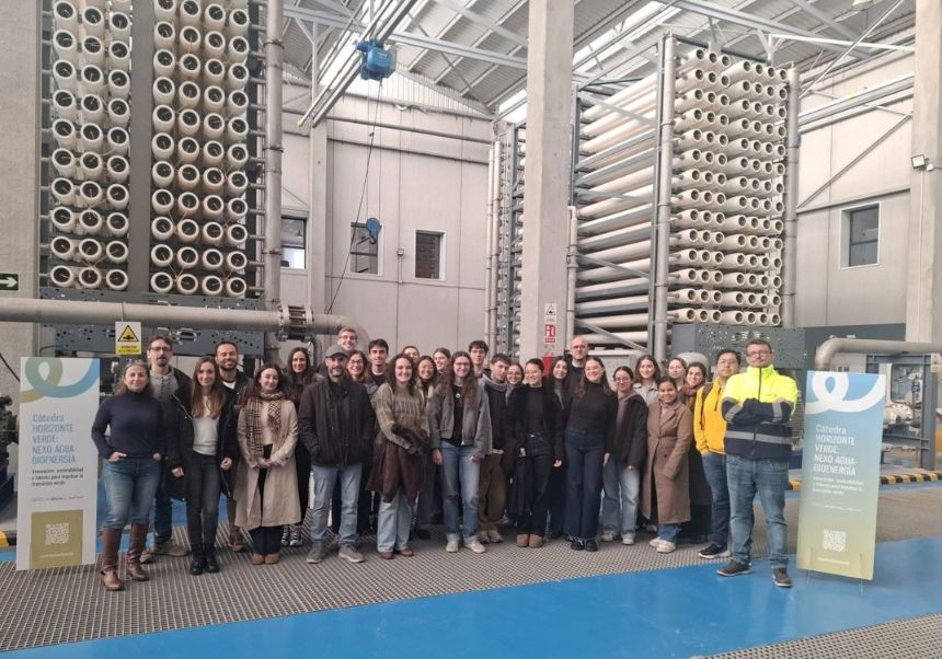 Visita a la planta desaladora de Sagunto en el marco de la Cátedra Horizonte Verde: Nexo Agua-Bioenergía