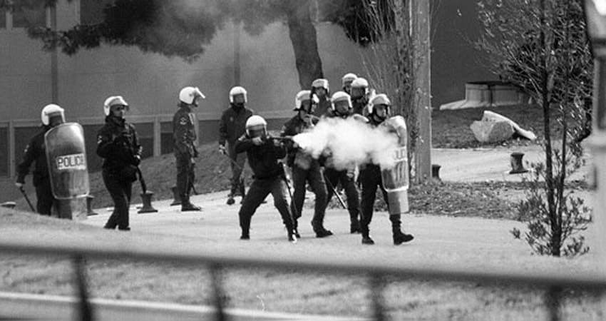 Represión policial