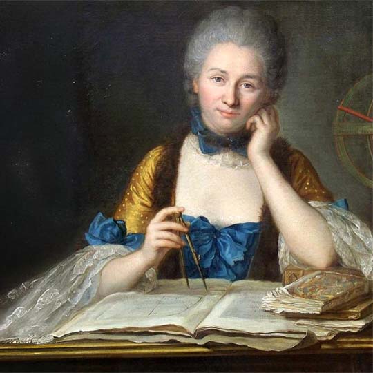 Portrait of Mme du Chatelet