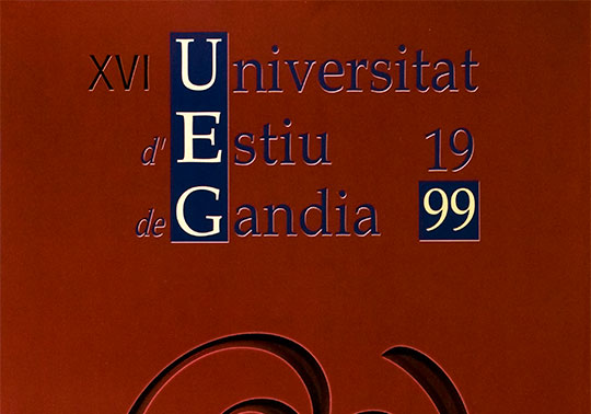 Cartell Universitat d'Estiu any 1999