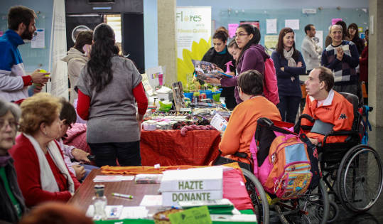 Foto de archivo de la Semana de la Discapacidad en la Universitat de València.