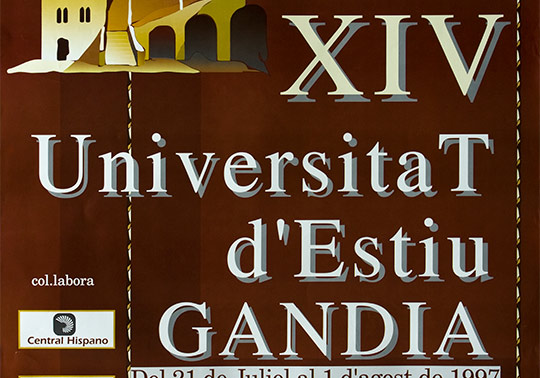 Cartell Universitat d'Estiu any 1997