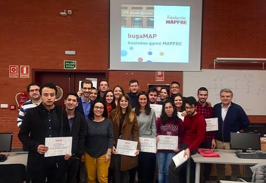 La Fundación MAPFRE visita el Máster en Ciencias Actuariales UV