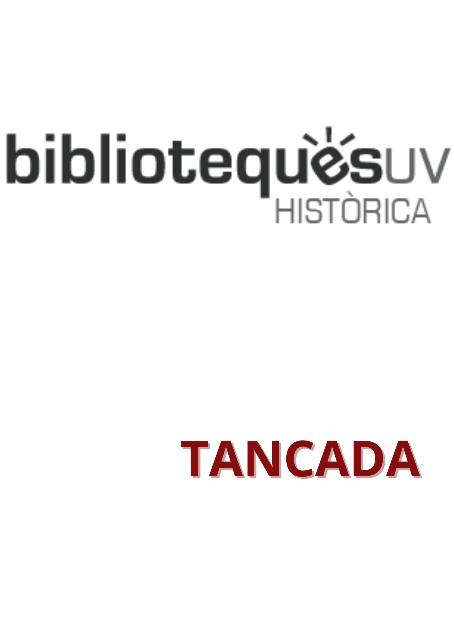 logo Biblioteca Històrica tancada