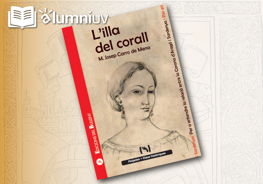 Imagen del evento:Portada del libr "L'illa del corall" de MªJosep Carro De Mena