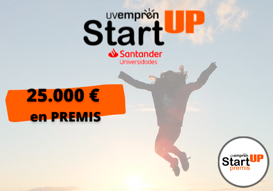 UVemprén amplia fins al 24 de juliol el termini de presentació de sol·licituds per a participar en la convocatòria dels premis UVemprén StartUP