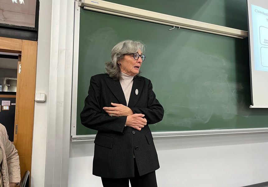 Última classe de la professora Mª José Lorente