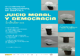 4th International Congress of Bioethics: Moral Judgement and Democracy