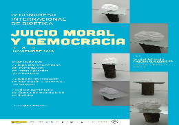 IV Congrés Internacional de Bioètica: Judici Moral i Democràcia