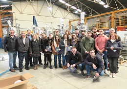 Visita de estudiantado del Máster Ingeniería Química a Instalaciones Industriales GRAU