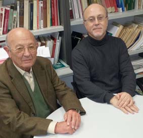 Los profesores Carlos Esplugues y José Luis Iglesias