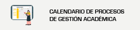 Se abrirá una nueva ventana. Calendario procesos de gestión académica