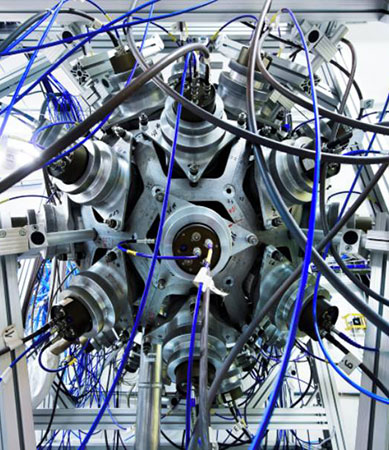 Dispositivo de medida de reacciones con neutrones en CERN n_TOF.