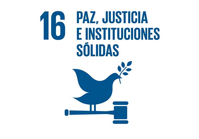 16 Paz, justicia e instituciones sólidas