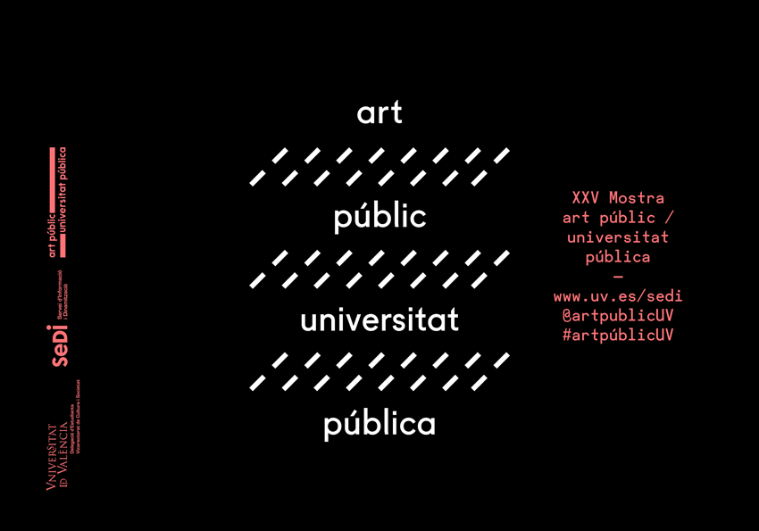 Imatge del esdeveniment:Imatge del Cartell de la Mostra art públic / universitat pública