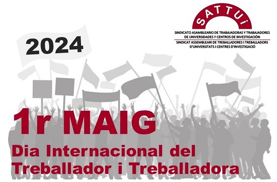 SATTUi - 1r de Maig, Dia Mundial dels Treballadors i Treballadores