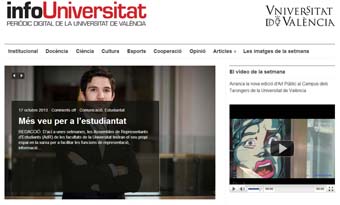 Portada d'InfoUniversitat.