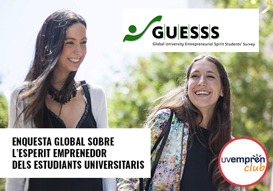 UVemprén colabora en la difusión de la encuesta GUESSS sobre espíritu emprendedor del estudiantado universitario