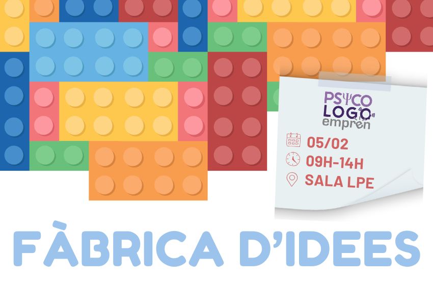 Imatge del esdeveniment:Cartell Taller Fàbrica d'Idees