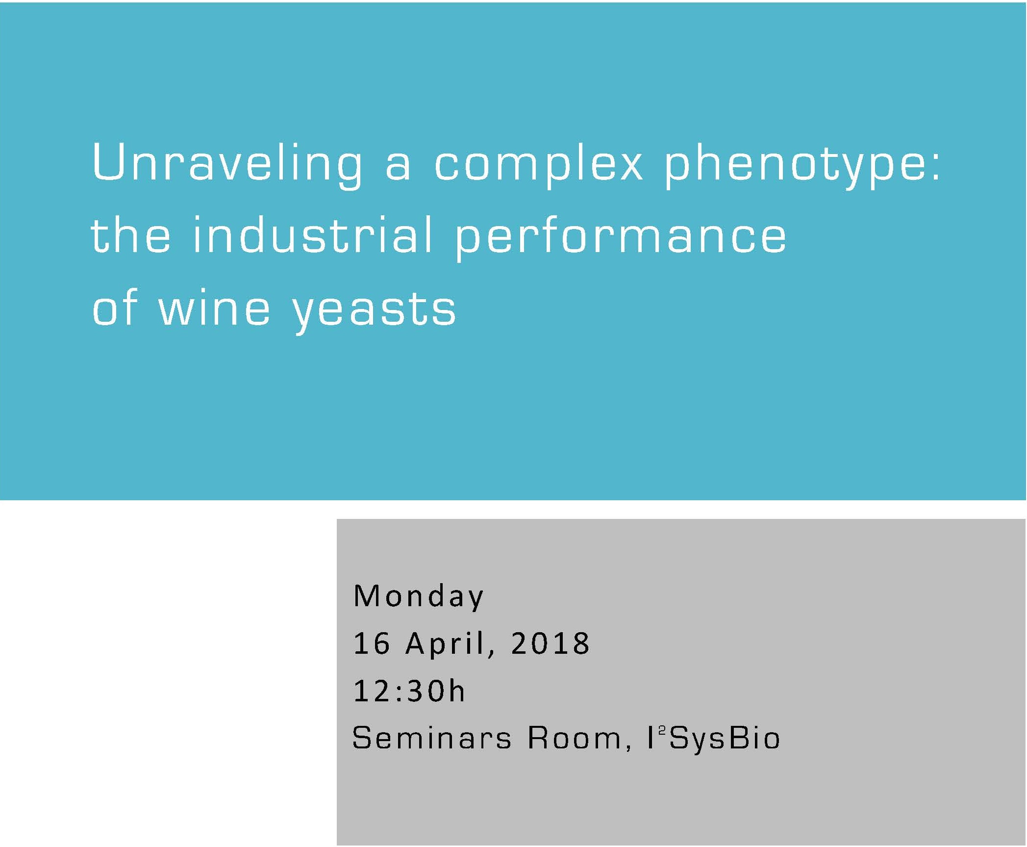 Unraveling a complex phenotype: the industrial performance of wine yeasts