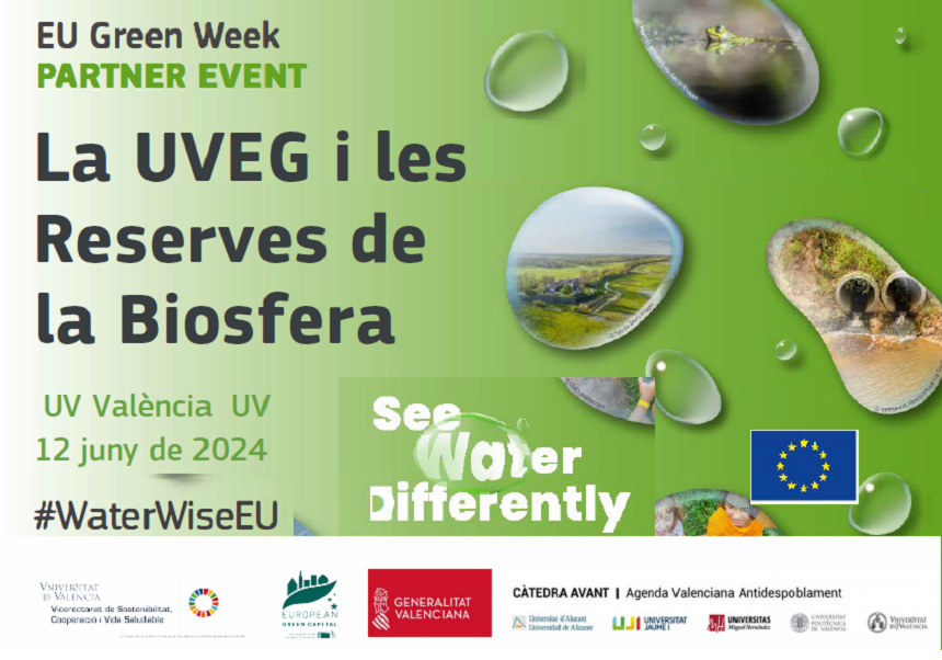 Cartell La Universitat de València i les Reserves de la Biosfera