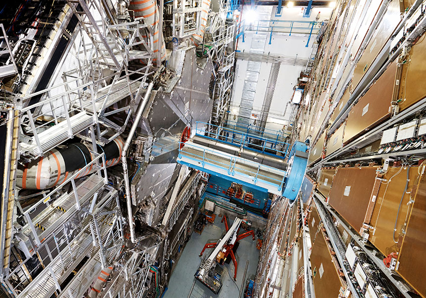 Una imagen del LHC