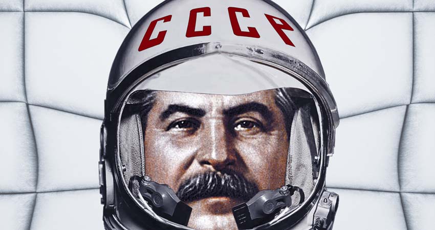 Detalle del Cartel. La cara de un hombre con un casco