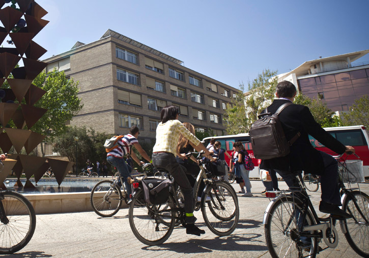 people in bike.