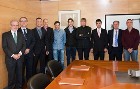 Esteban Morcillo and José Vicente Castell with the IIS members