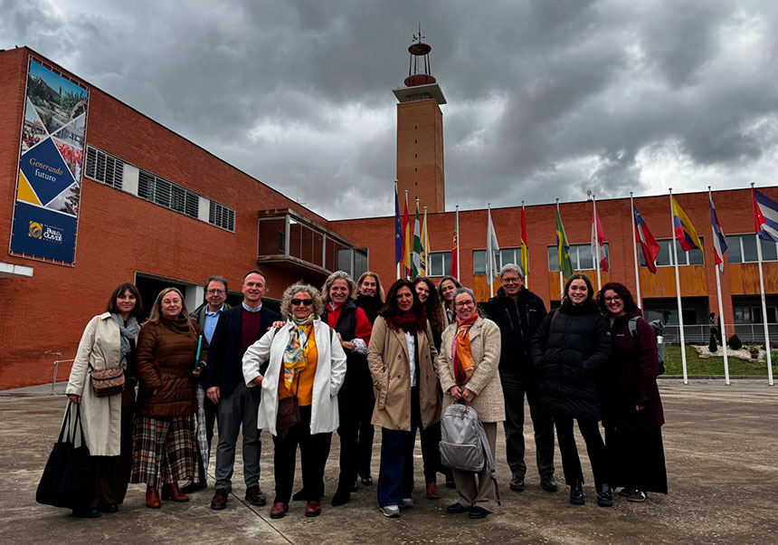  Imagen de las participantes en la Universidad Pablo de Olavide