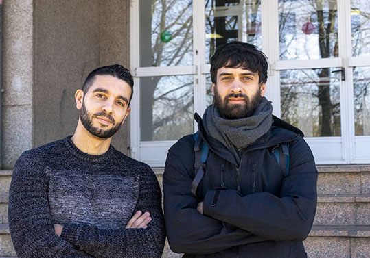 Juan Calderon (esquerra) i Nicolás Sánchis (dreta).