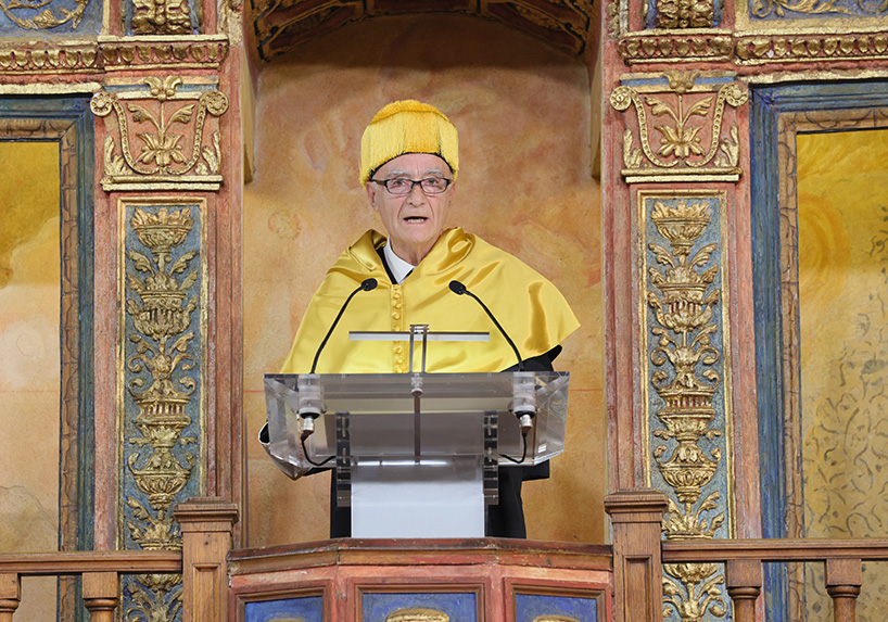 Josep Lluís Barona in Andrés Laguna ceremony