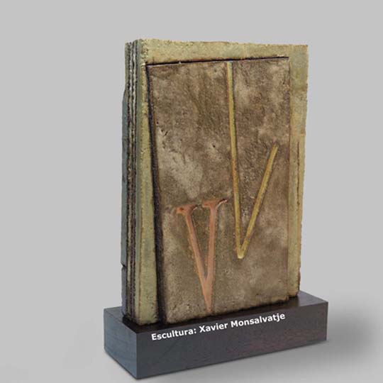 Escultura Premi Vicent Ventura